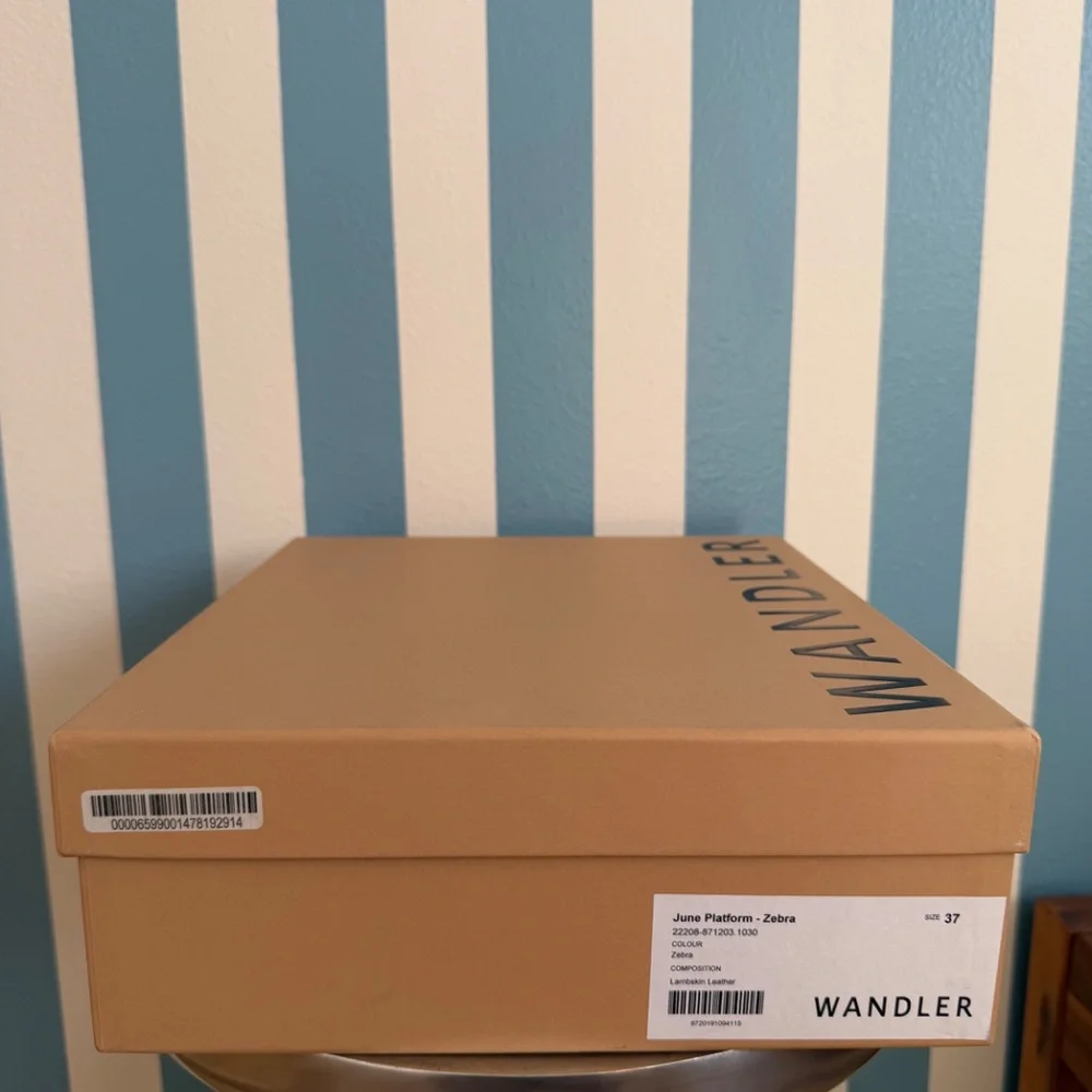 WANDLER June Zebra Mule Sandals - Picture 6 of 6